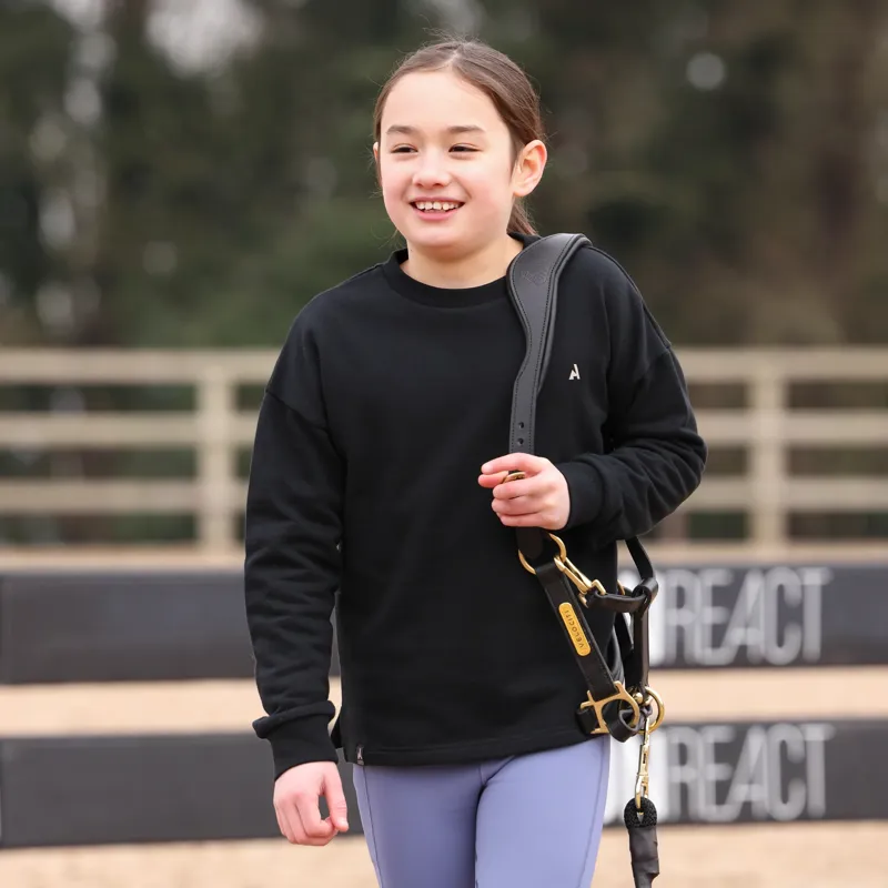 Aubrion React Sweatshirt Juniors in Shadow-2