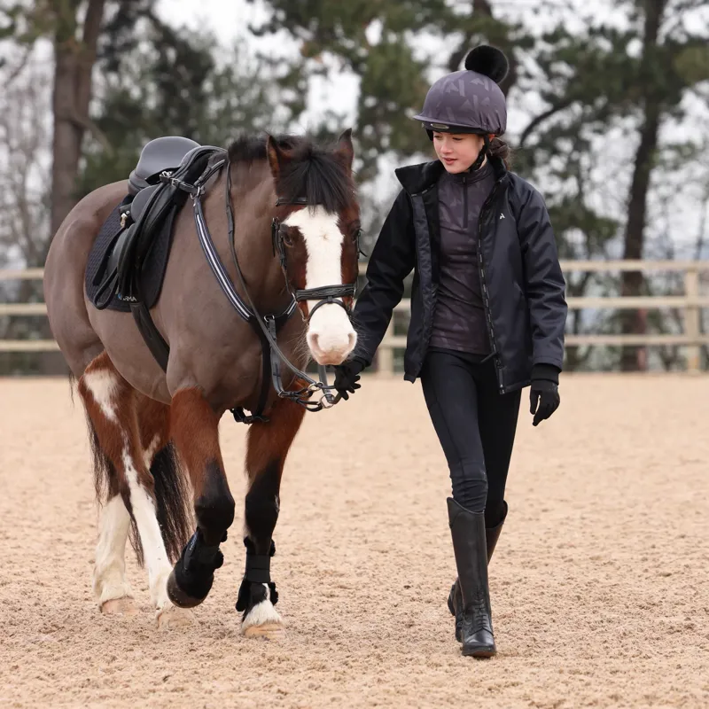 Aubrion React Winter Base Layer Juniors in Shadow-4