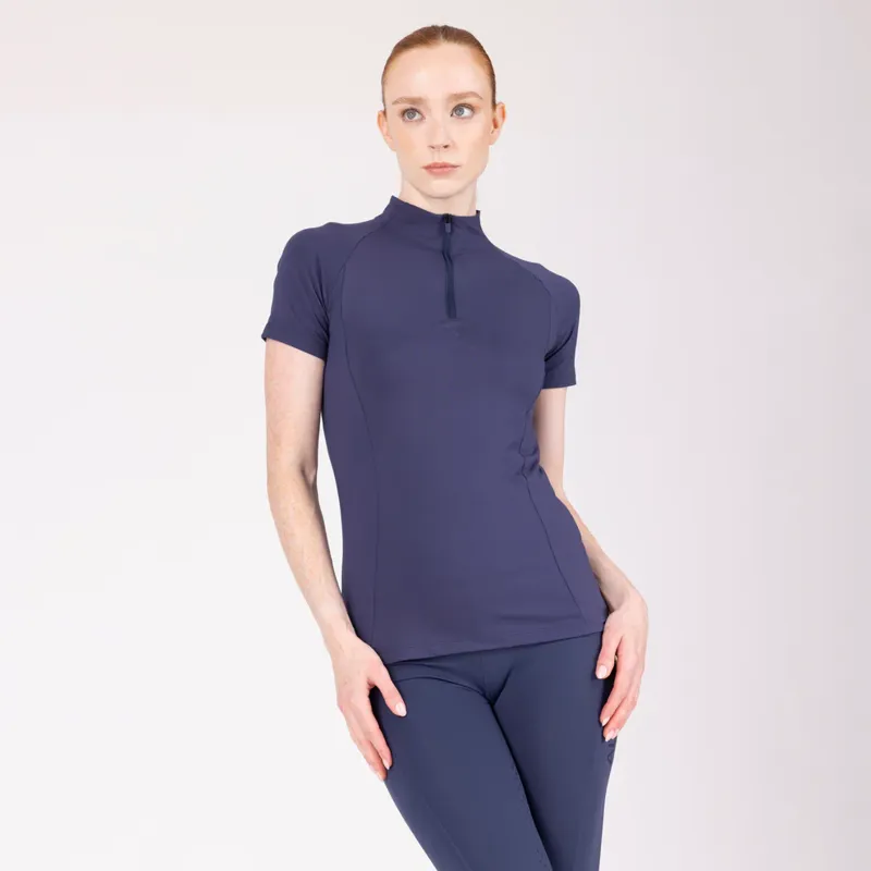 Aubrion React Short Sleeve Base Layer Ladies in Midnight-2