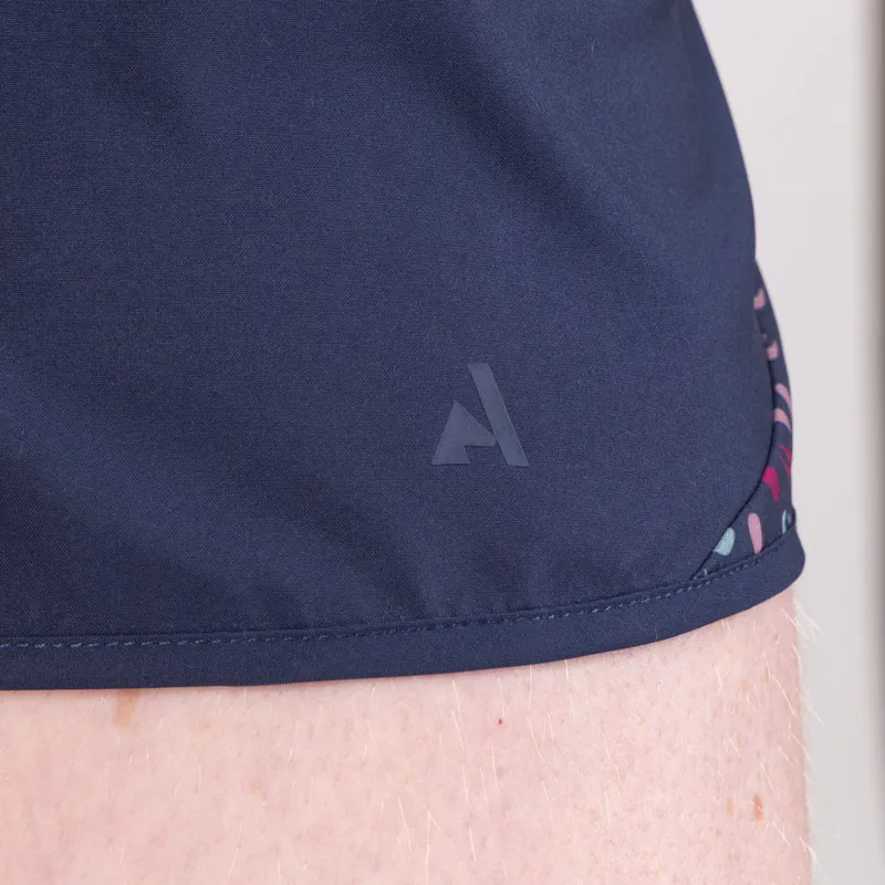 Aubrion React Shorts Ladies in Midnight and Petal-6