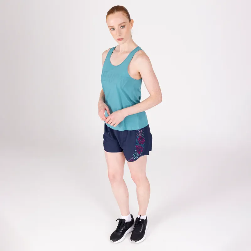 Aubrion React Shorts Ladies in Midnight and Petal-2