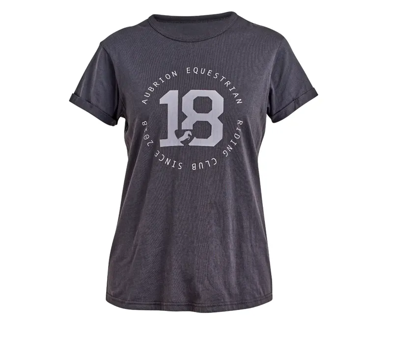 Aubrion Repose T-Shirt Ladies in Charcoal