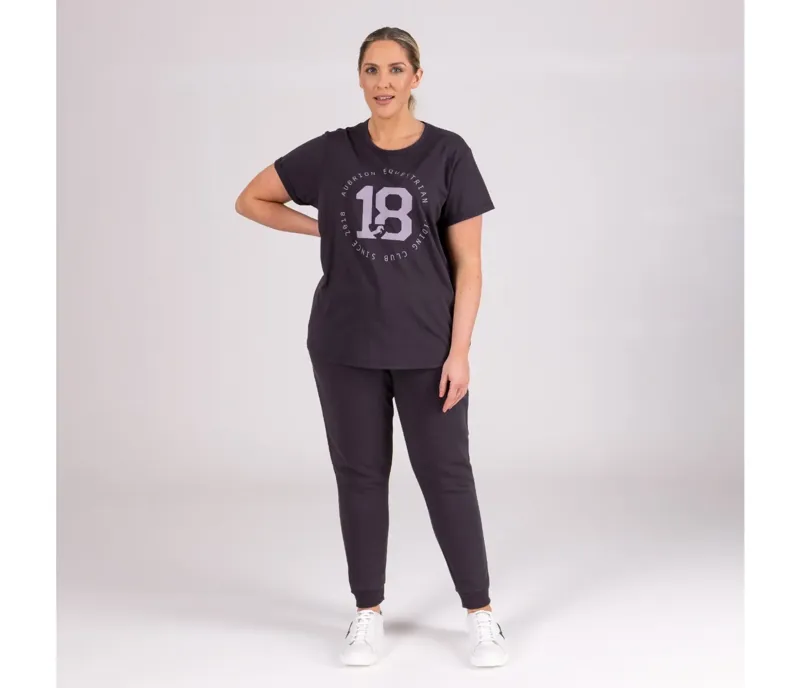 Aubrion Repose T-Shirt Ladies in Charcoal-3