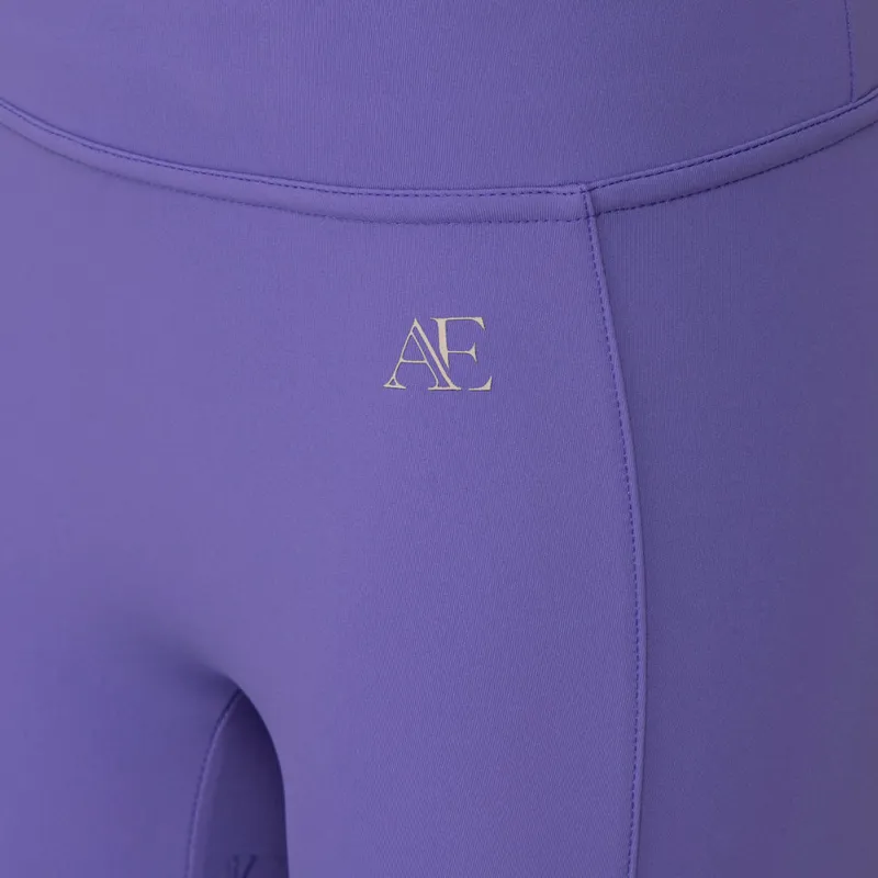 Aubrion Equestrian Riding Tights Young Rider in Heather-6