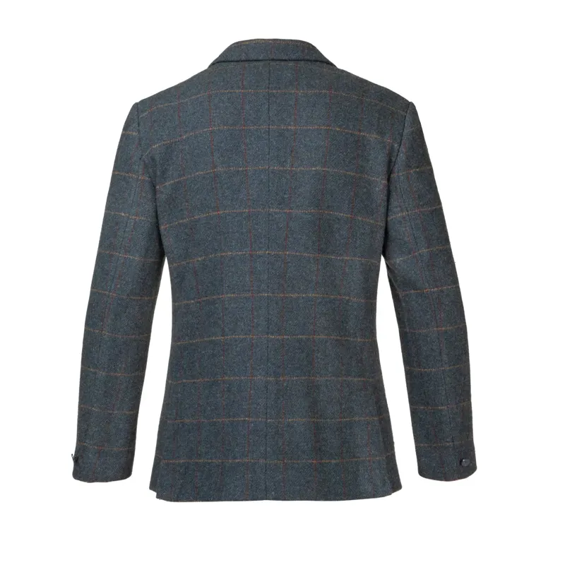 Aubrion Saratoga Jacket Ladies in Juniper Navy Check-2