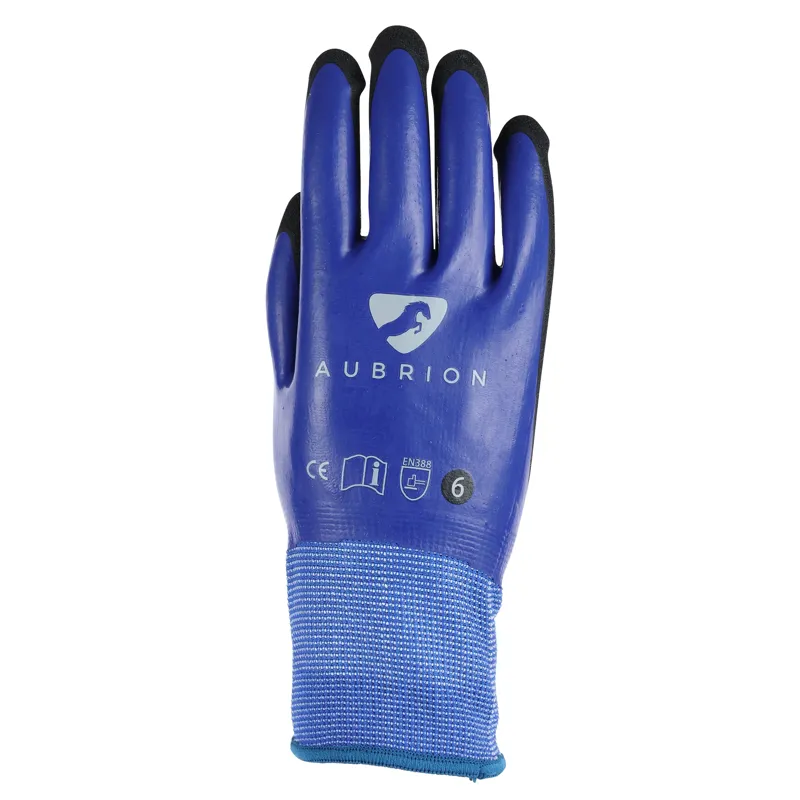 Aubrion LiteKnit Work Gloves in Blue-1