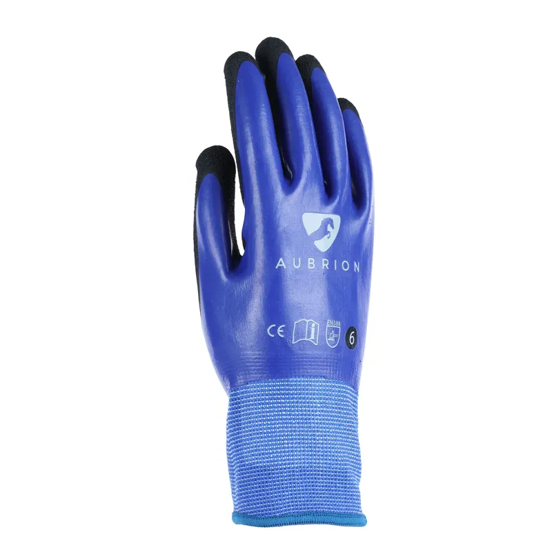 Aubrion LiteKnit Work Gloves in Blue-3