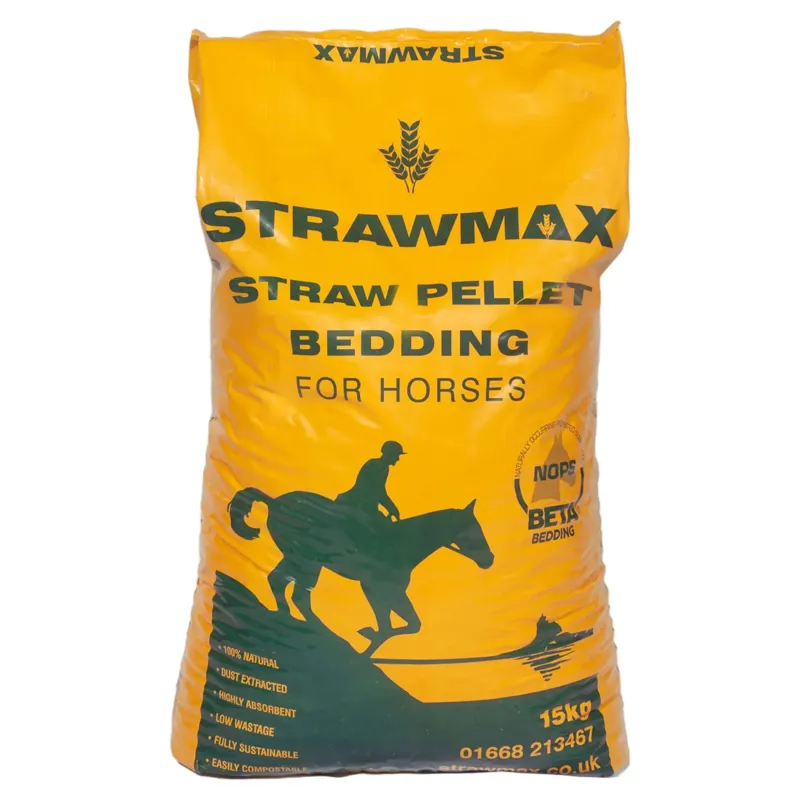 Strawmax Pellet Bedding for Horses 15 kg