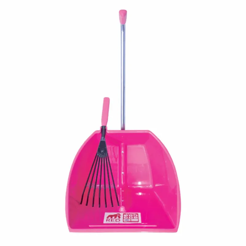 Red Gorilla Big Tidee with Short Plastic Rake in Pink