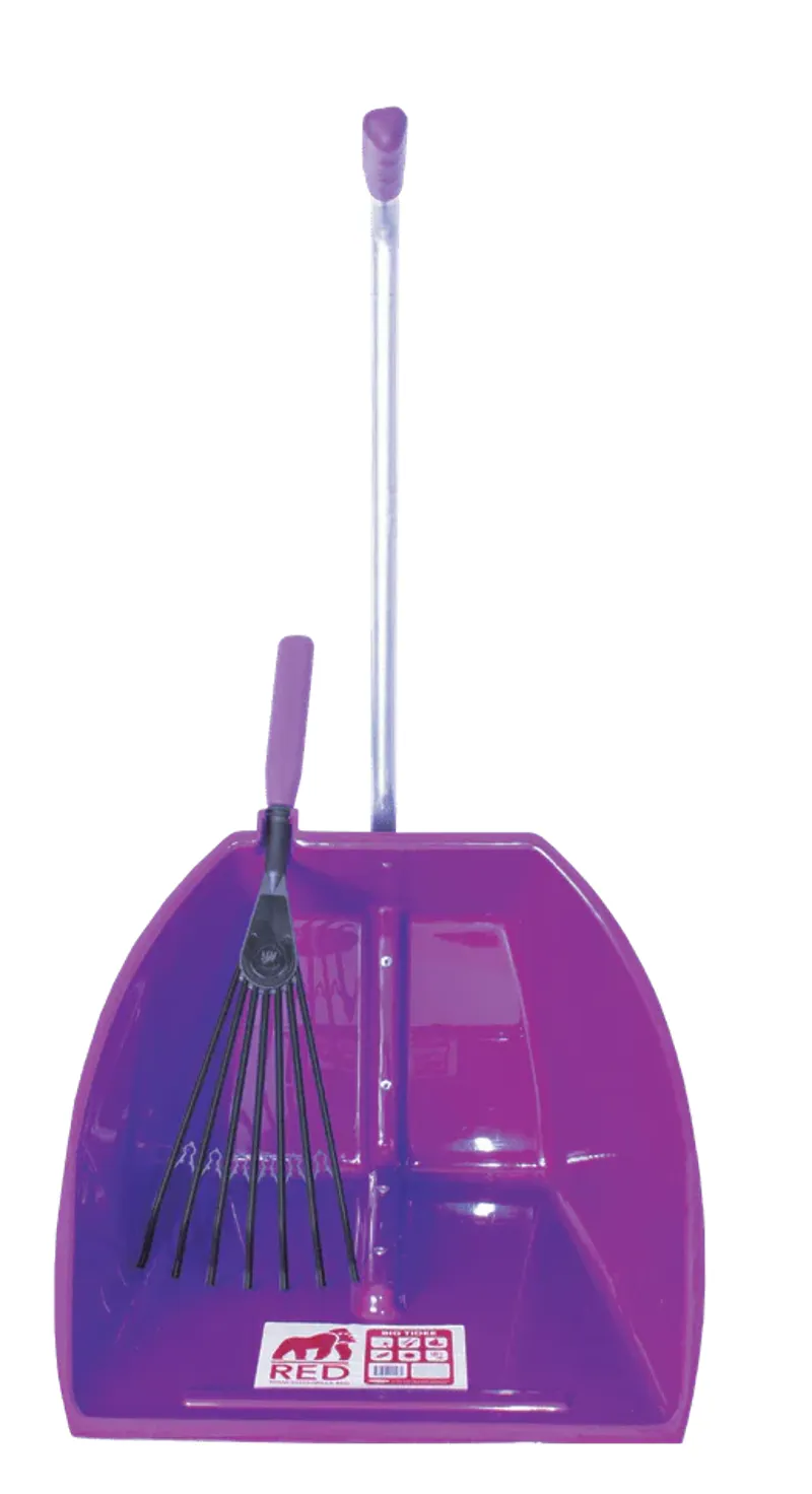 Red Gorilla Big Tidee with Short Plastic Rake in Purple