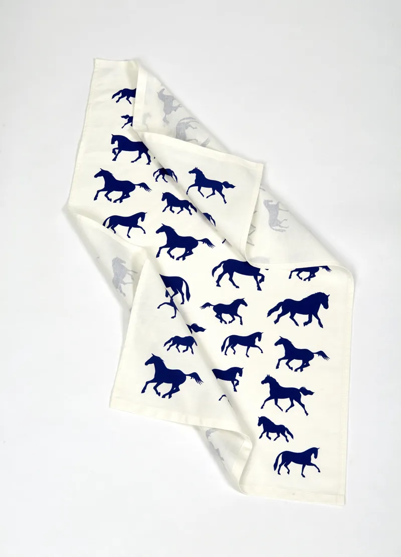 Gubblecote Blues Tea Towels Set of Two-1