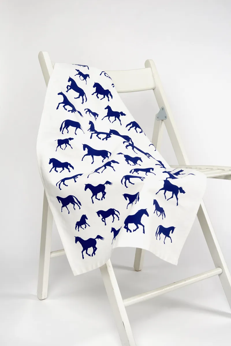 Gubblecote Blues Tea Towels Set of Two-2