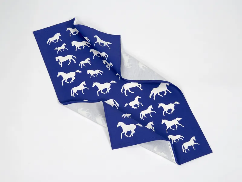 Gubblecote Blues Tea Towels Set of Two-3