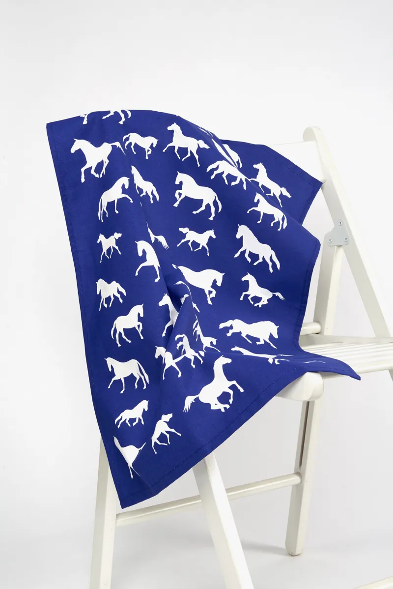 Gubblecote Blues Tea Towels Set of Two-4