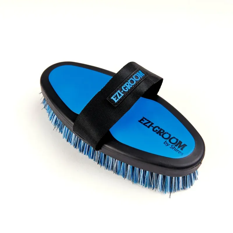 EZI-GROOM Grip Body Wash Brush in Bright Blue