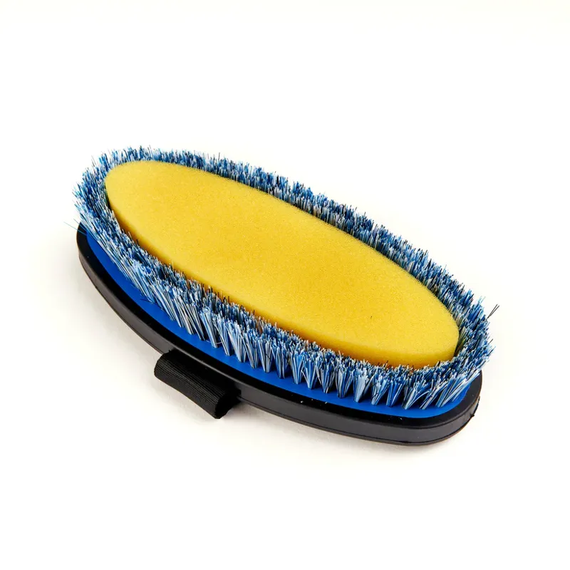 EZI-GROOM Grip Body Wash Brush in Bright Blue-1