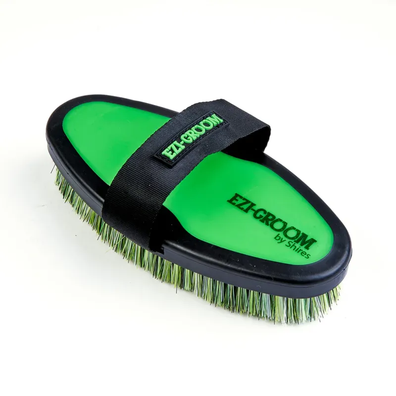 EZI-GROOM Grip Body Wash Brush in Lime Green