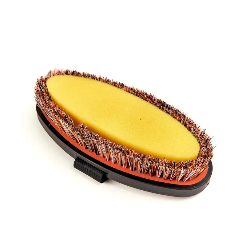 EZI-GROOM Grip Body Wash Brush in Orange-1