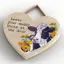 Platinum Boots at the Door Small Heart Plaque