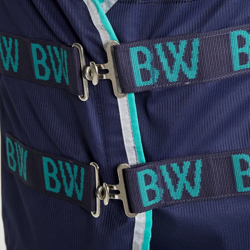 Bridleway Scrim Cooler Rug in Navy-1