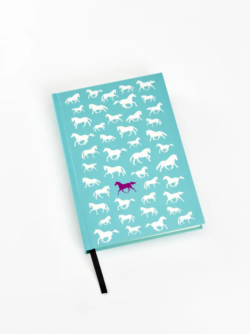 Gubblecote Brights A5 Hardback Notebook in Turquoise-1