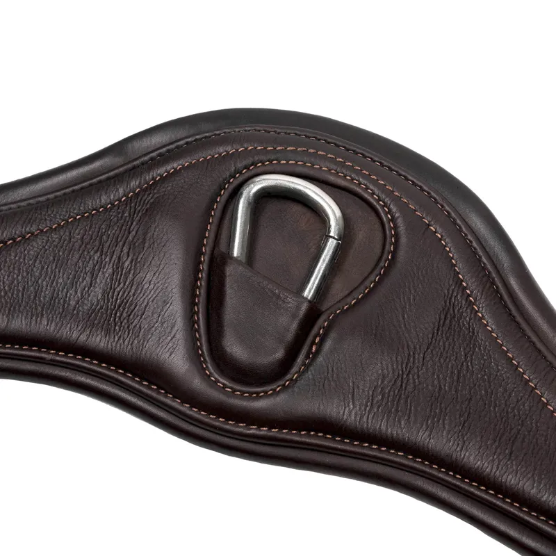 LeMieux Gel Tek Anatomic Curve Jumping Girth in Brown-6