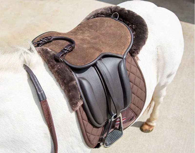 Velociti GARA Pony Pad Saddle in Brown-2