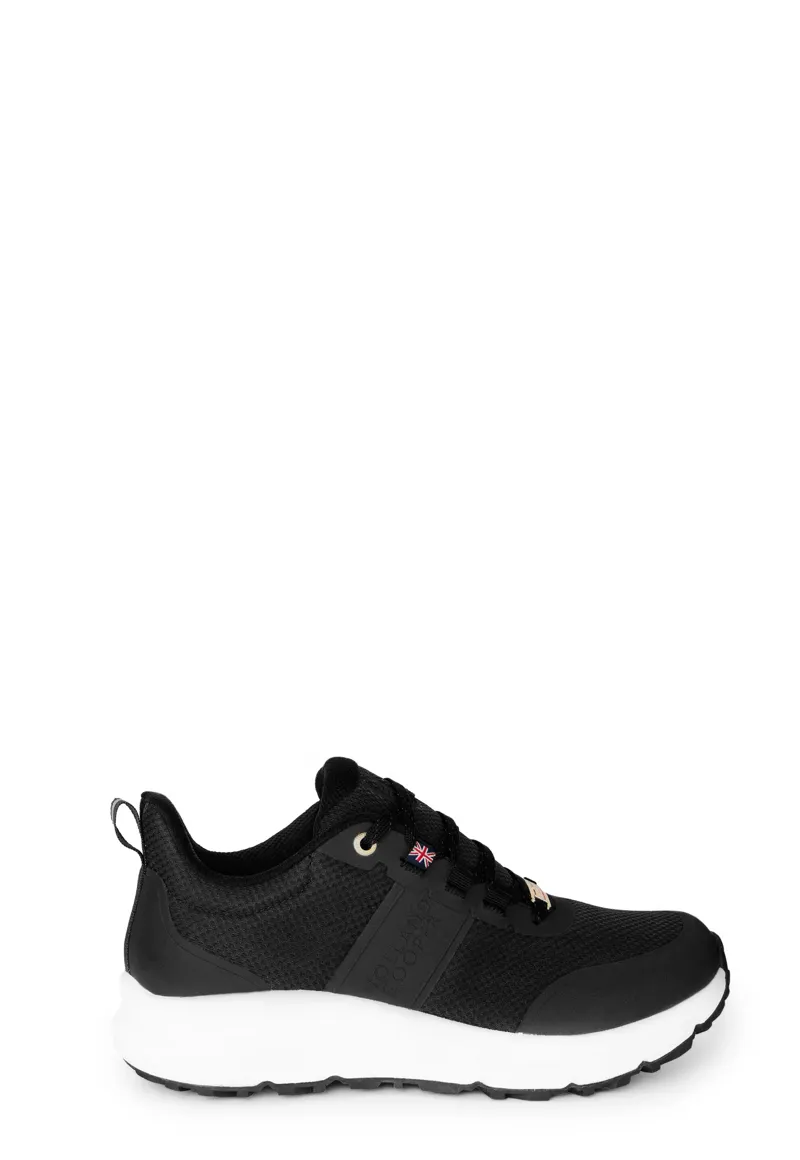 Holland Cooper Burghley Waterproof Trainers in Black