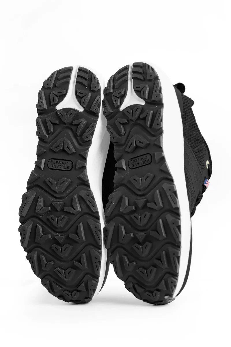 Holland Cooper Burghley Waterproof Trainers in Black-3