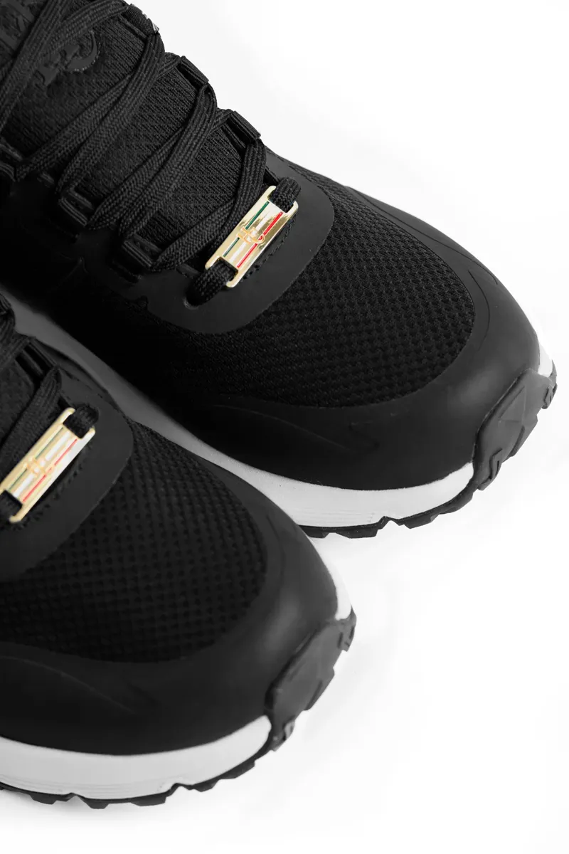 Holland Cooper Burghley Waterproof Trainers in Black-2