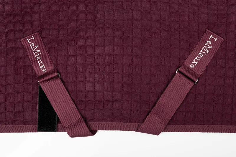 LeMieux Arika Clima-Tek Rug in Burgundy-6