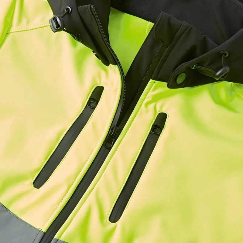 Cameo Water Repellent Hi Viz Jacket Adults in Yellow-2