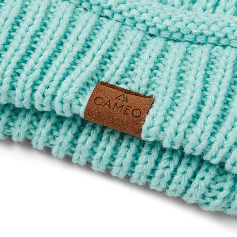 Cameo Winter Bobble Hat in Turquoise-1