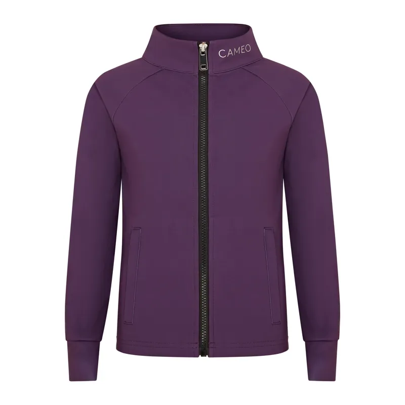 Cameo Ecodry Riding Jacket Juniors in Purple