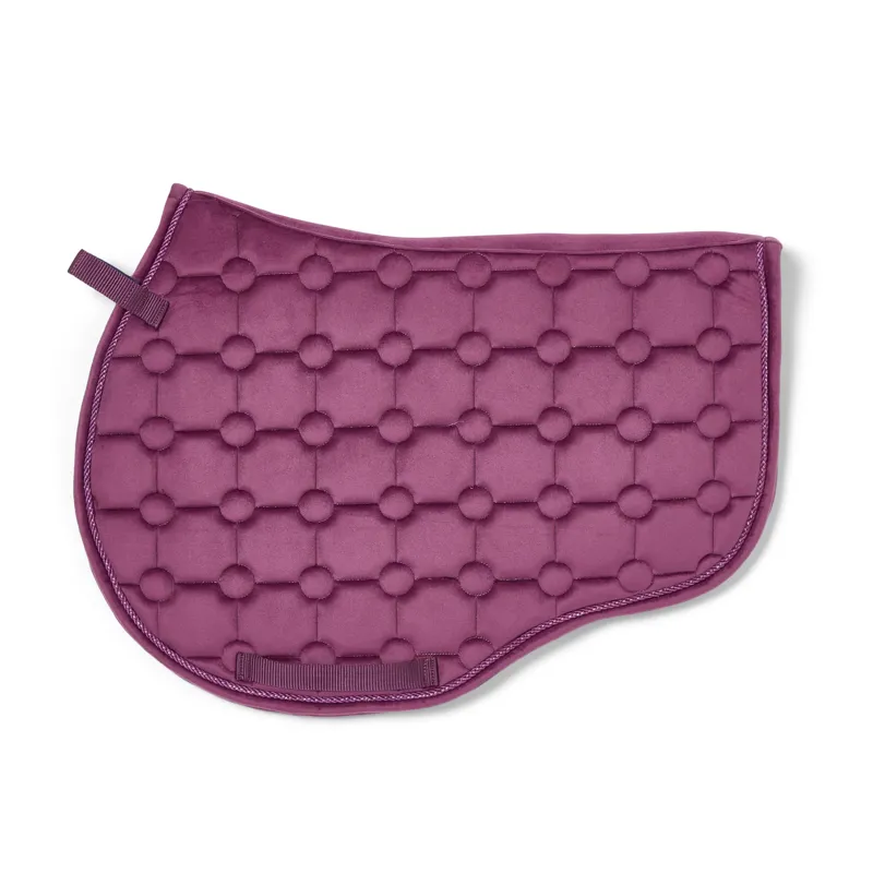 Cameo Suede GP/Jump Saddlecloth in Deep Purple