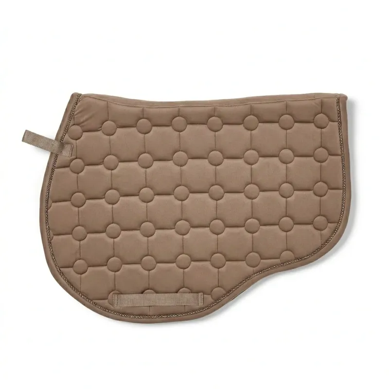 Cameo Suede GP/Jump Saddlecloth in Mocha