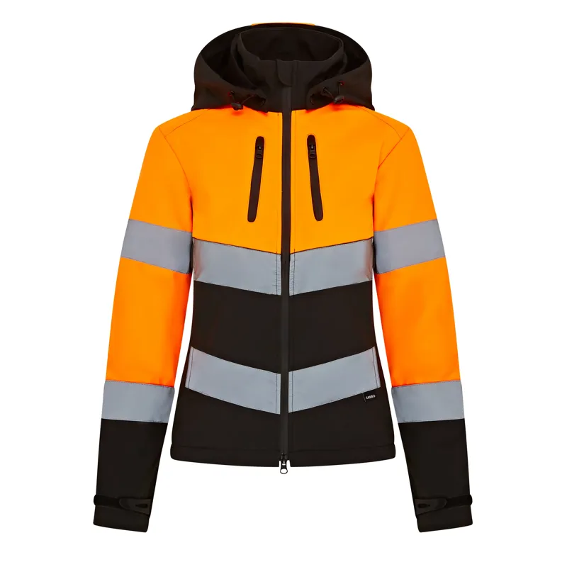 Cameo Water Repellent Hi Viz Jacket Adults in Orange