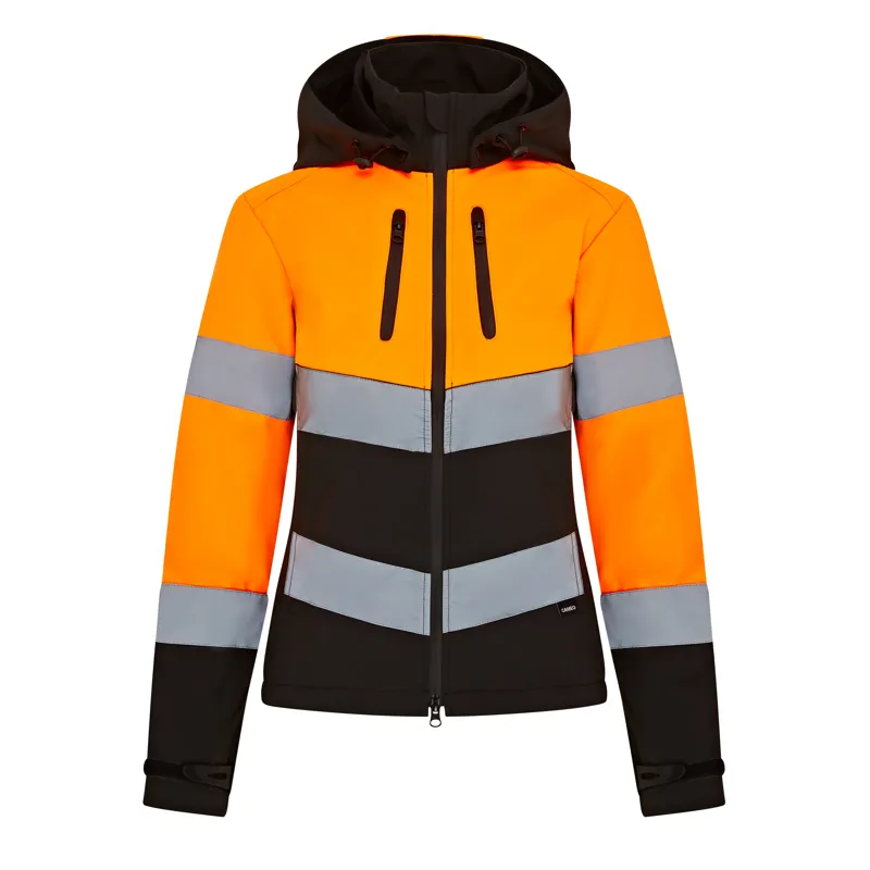 Cameo Water Repellent Hi Viz Jacket Adults in Orange