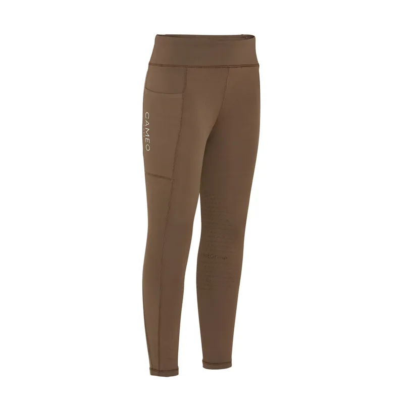 Cameo Core Riding Tights Juniors in Mocha-2