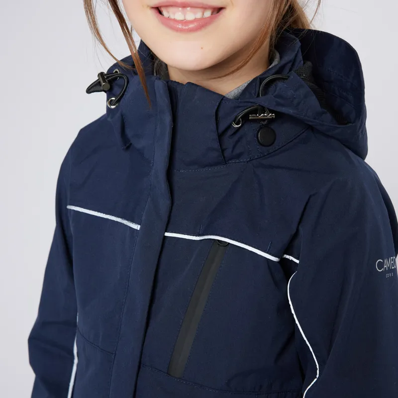 Cameo Riding Jacket Juniors in Navy-3