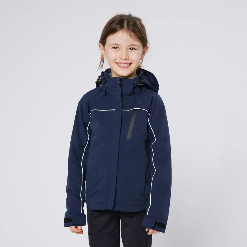 Cameo Riding Jacket Juniors in Navy-1