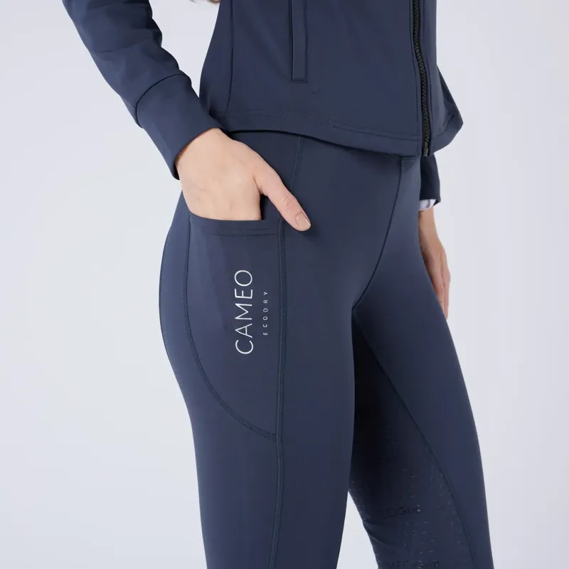Cameo ThermoDry Riding Tights Ladies in Navy-4