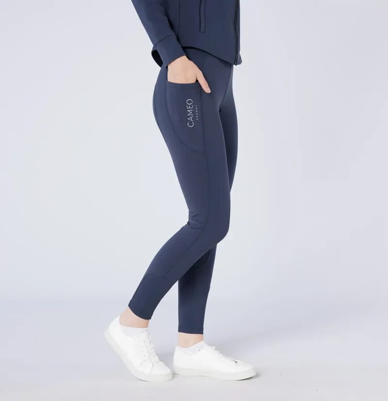 Cameo ThermoDry Riding Tights Ladies in Navy