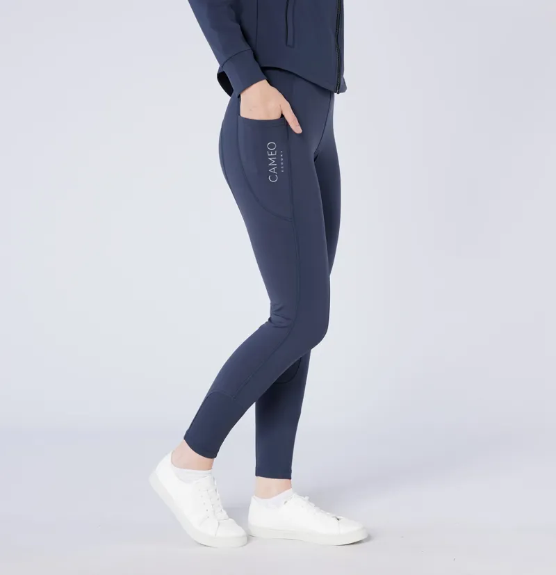 Cameo ThermoDry Riding Tights Ladies in Navy