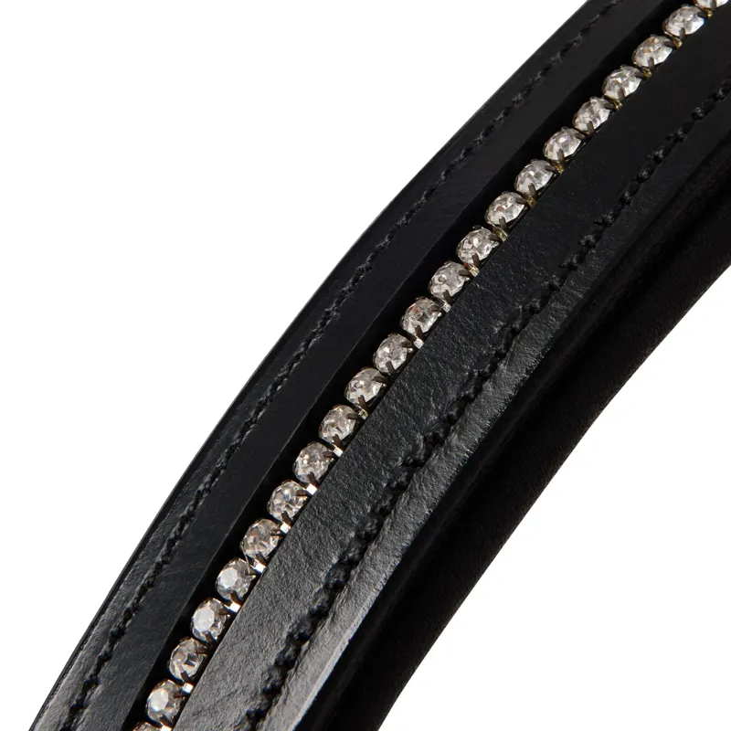 Cameo Competition Leather Headcollar in Black-1