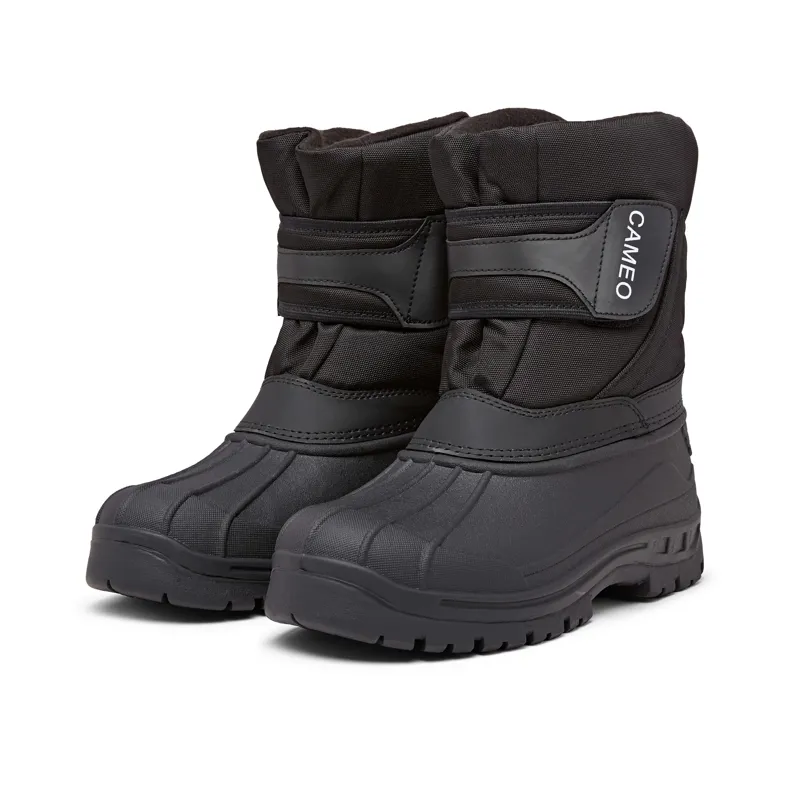 Cameo Mucker Boots Unisex in Black