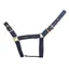 Cameo Suede Padded Headcollar in Navy