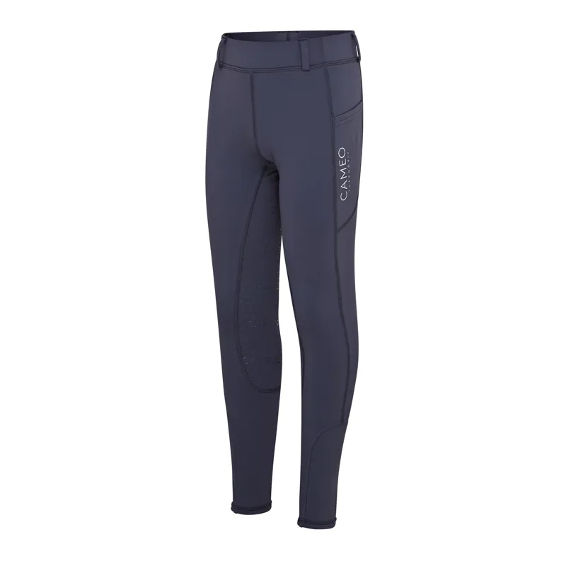 Cameo ThermoDry Riding Tights Juniors in Navy-2