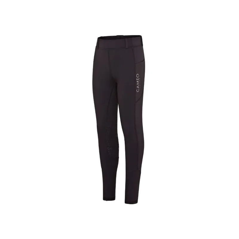 Cameo ThermoDry Riding Tights Juniors in Black