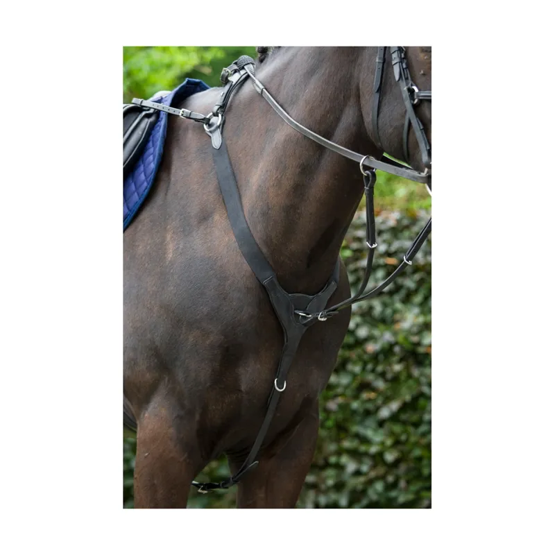 Cameo Performance Elasticated Breastplate in Black-4